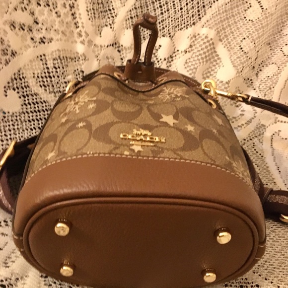 NWT Coach Dempsey Drawstring Bucket Bag 15 - Picture 10 of 12